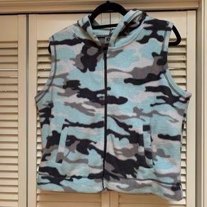 Arizona Jean Co. Fleece Zip-Front Vest, Size XL